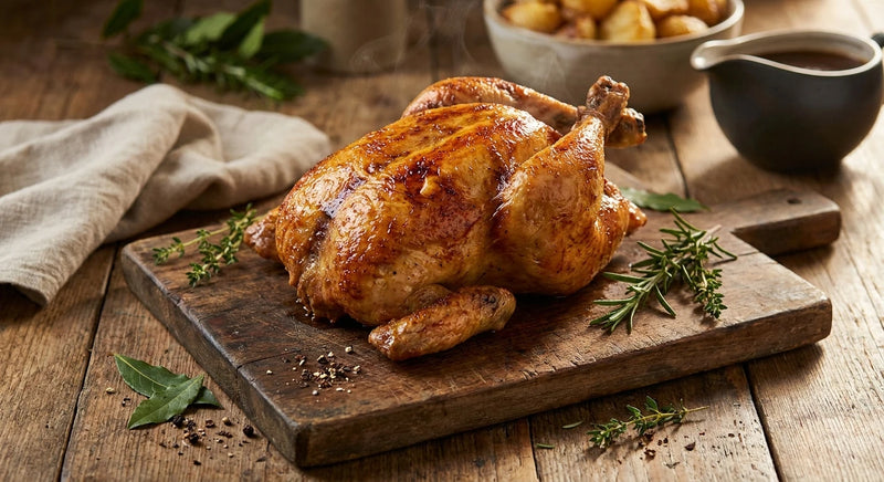 Classic Brined Roast Chicken
