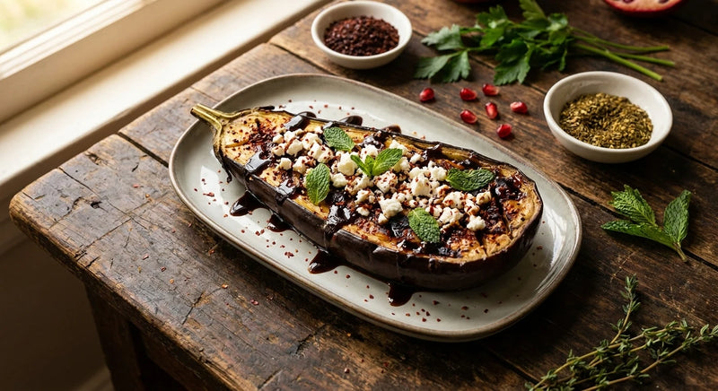 Urfa-Spiced Roasted Eggplant