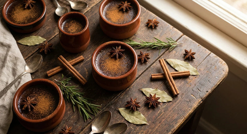 Ceylon Cinnamon Dark Chocolate Pots de Creme