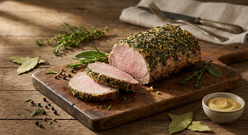 European-Style Herb-Crusted Pork Loin