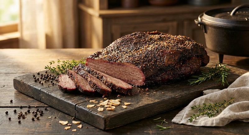 Classic Garlic Dry Rub Brisket