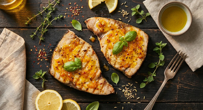 Citrus-Rubbed Grilled Swordfish
