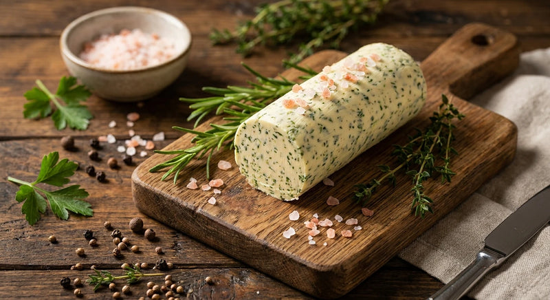 Pink Himalayan Salt Herb Butter