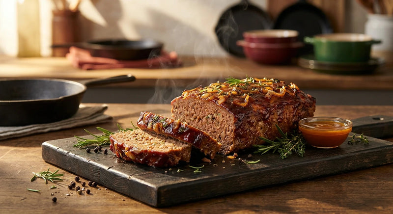 Seven Onion BBQ Meatloaf