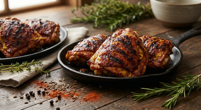 Texas Ranger Grilled Chicken Thighs