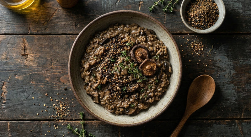 Umami Bomb Mushroom Risotto