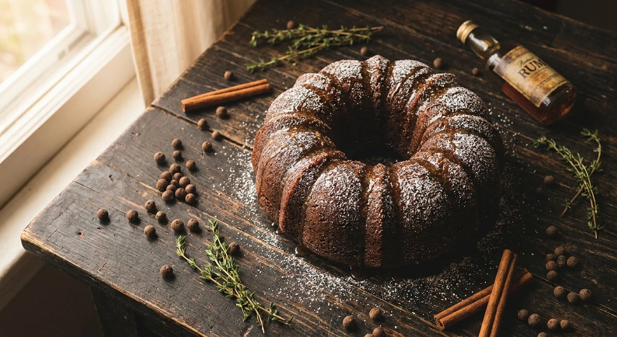 Allspice and Rum Spiced Cake