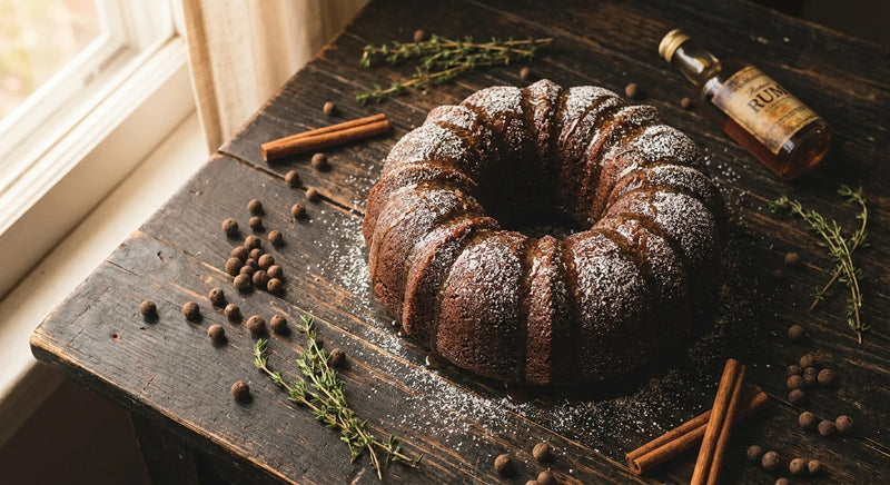 Allspice and Rum Spiced Cake