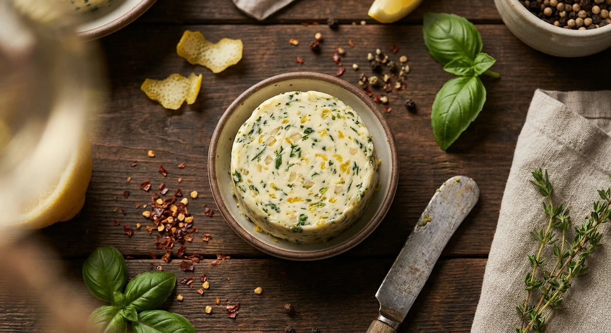 California Basil Compound Butter