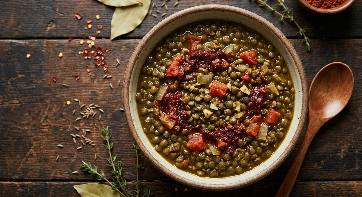 Berbere Braised Lentils