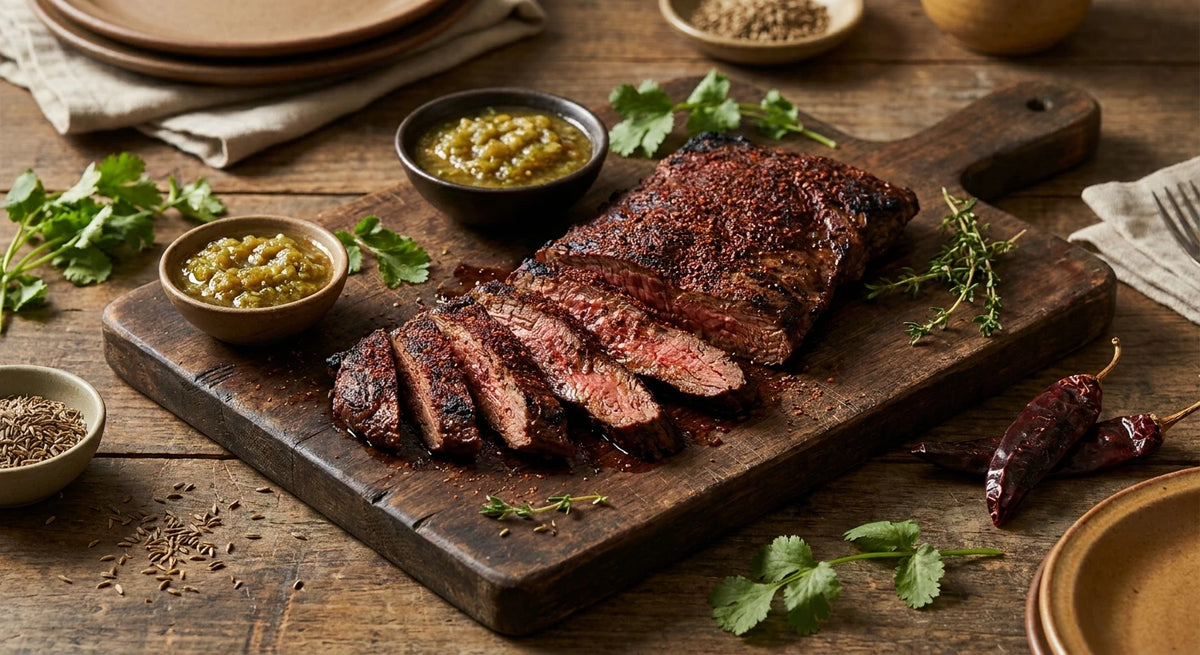 New Mexican-Style Flat Iron Steak