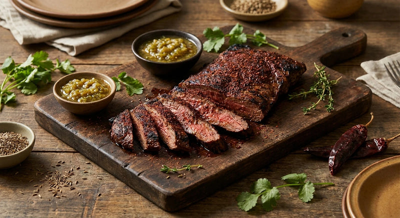 New Mexican-Style Flat Iron Steak