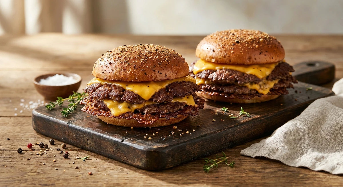 Butcher Rub Smash Burgers