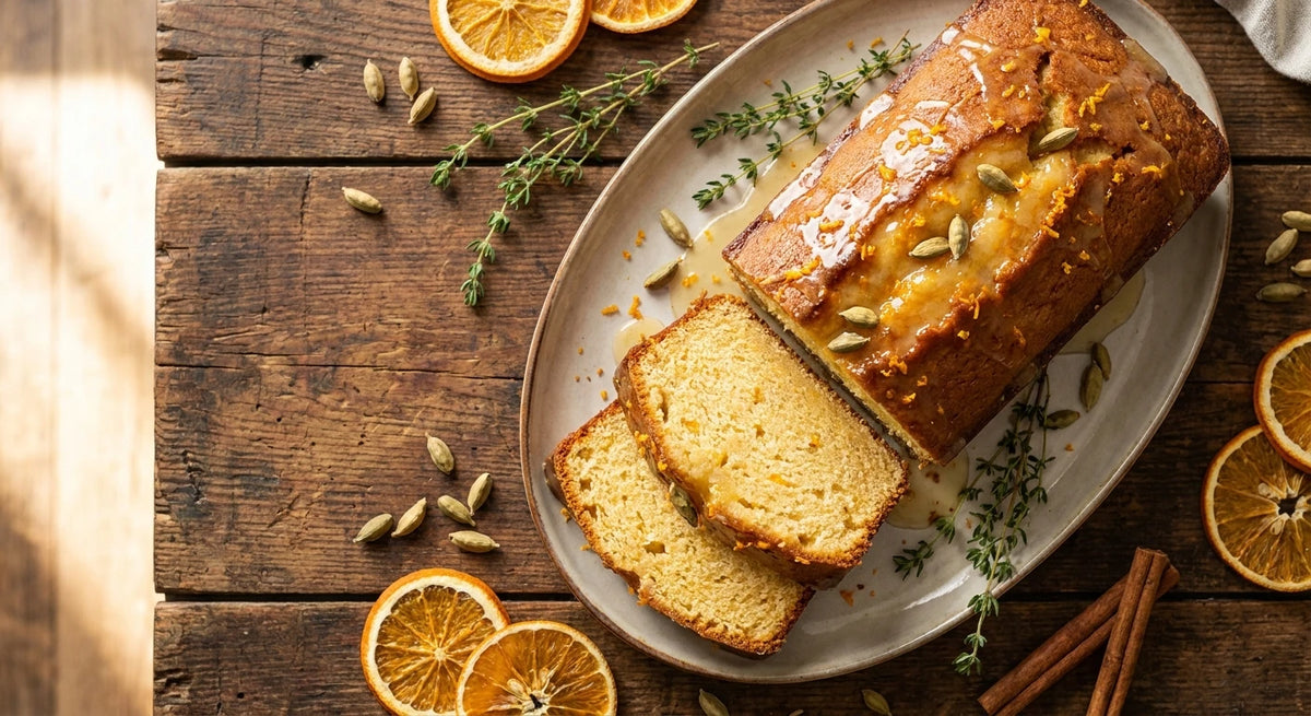 Cardamom Orange Pound Cake
