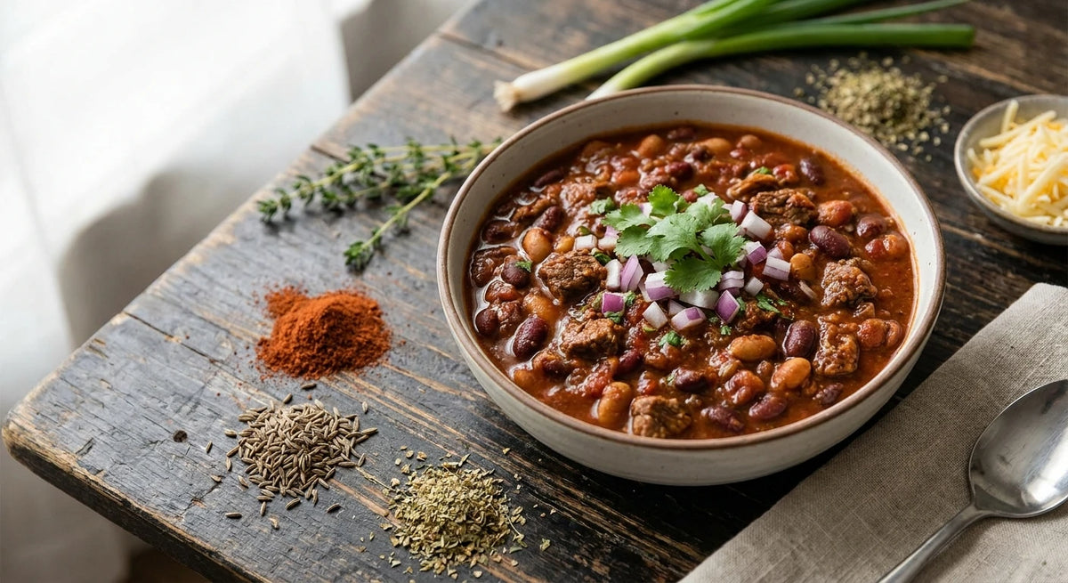 Classic Salt-Free Beef and Bean Chili