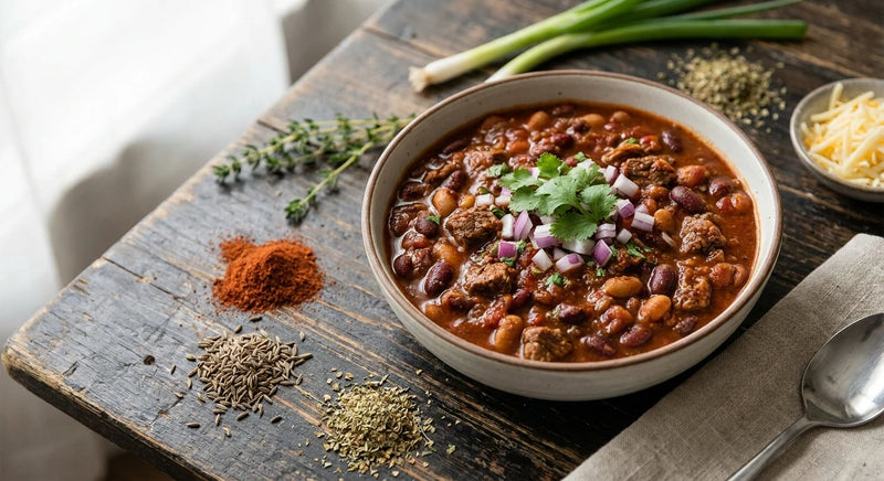 Classic Salt-Free Beef and Bean Chili