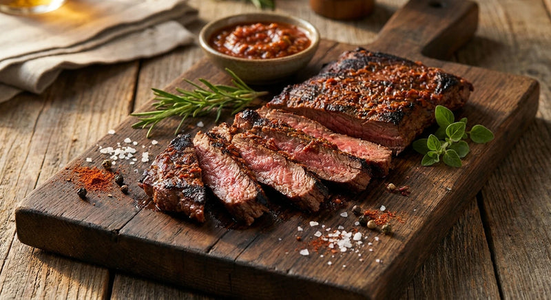 Red Chimichurri Skirt Steak