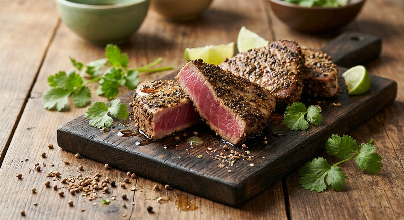 Coriander-Crusted Seared Tuna