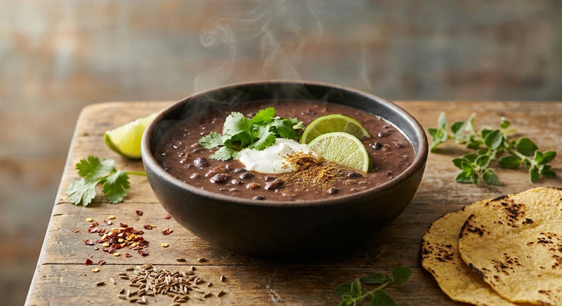 Cumin and Lime Black Bean Soup