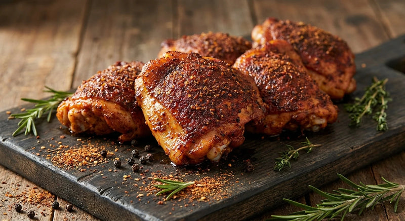 Competition-Style BBQ Chicken Thighs