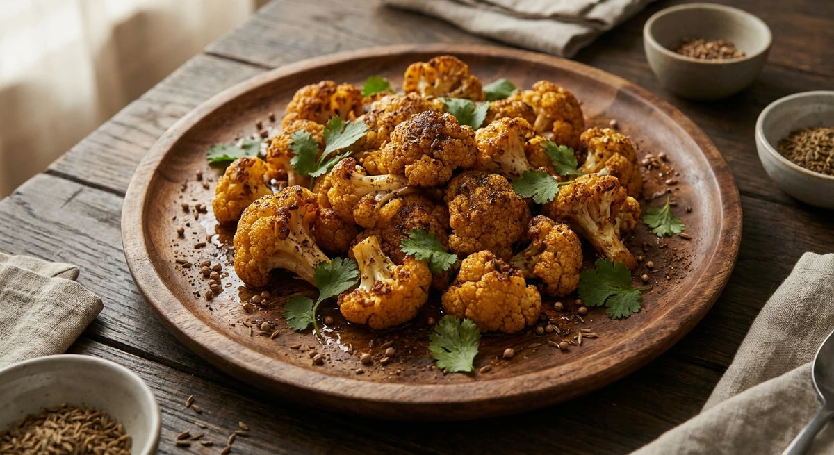 Garam Masala Roasted Cauliflower