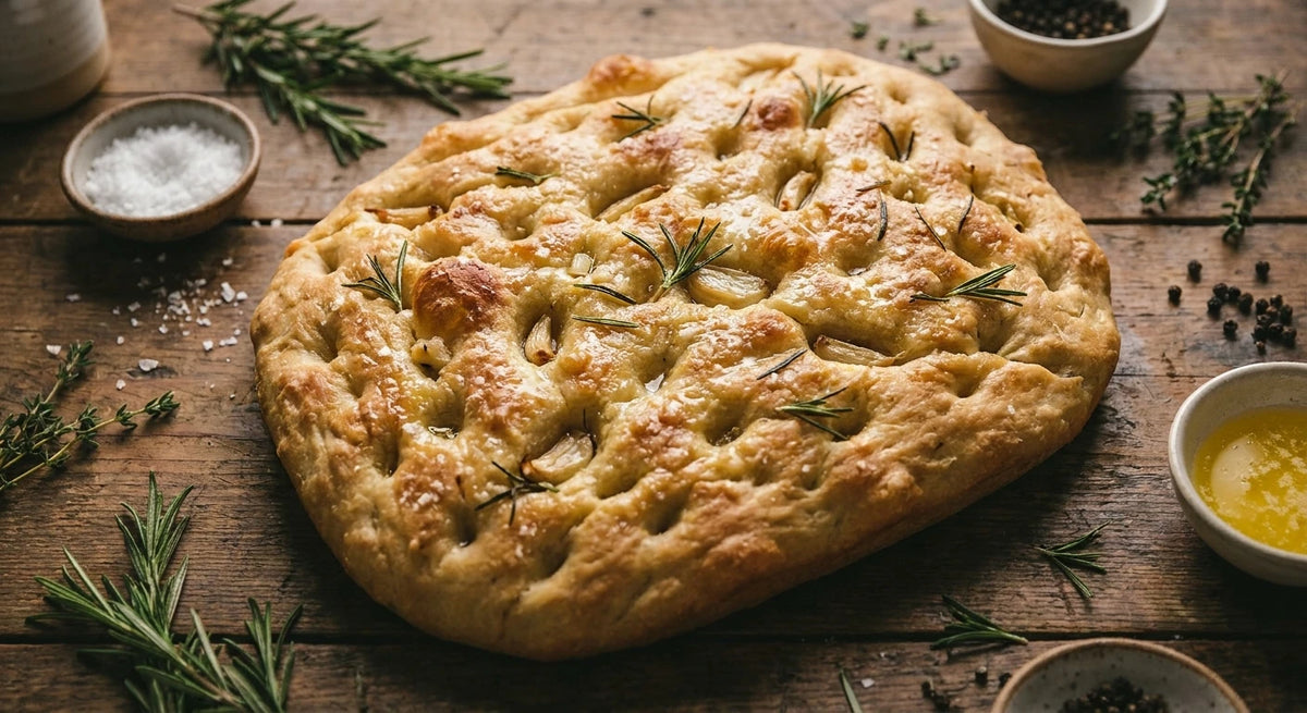 Garlic Salt Butter Focaccia