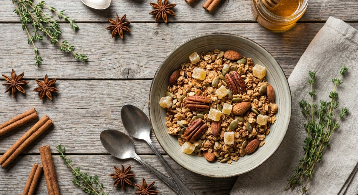 Crystallized Ginger Granola