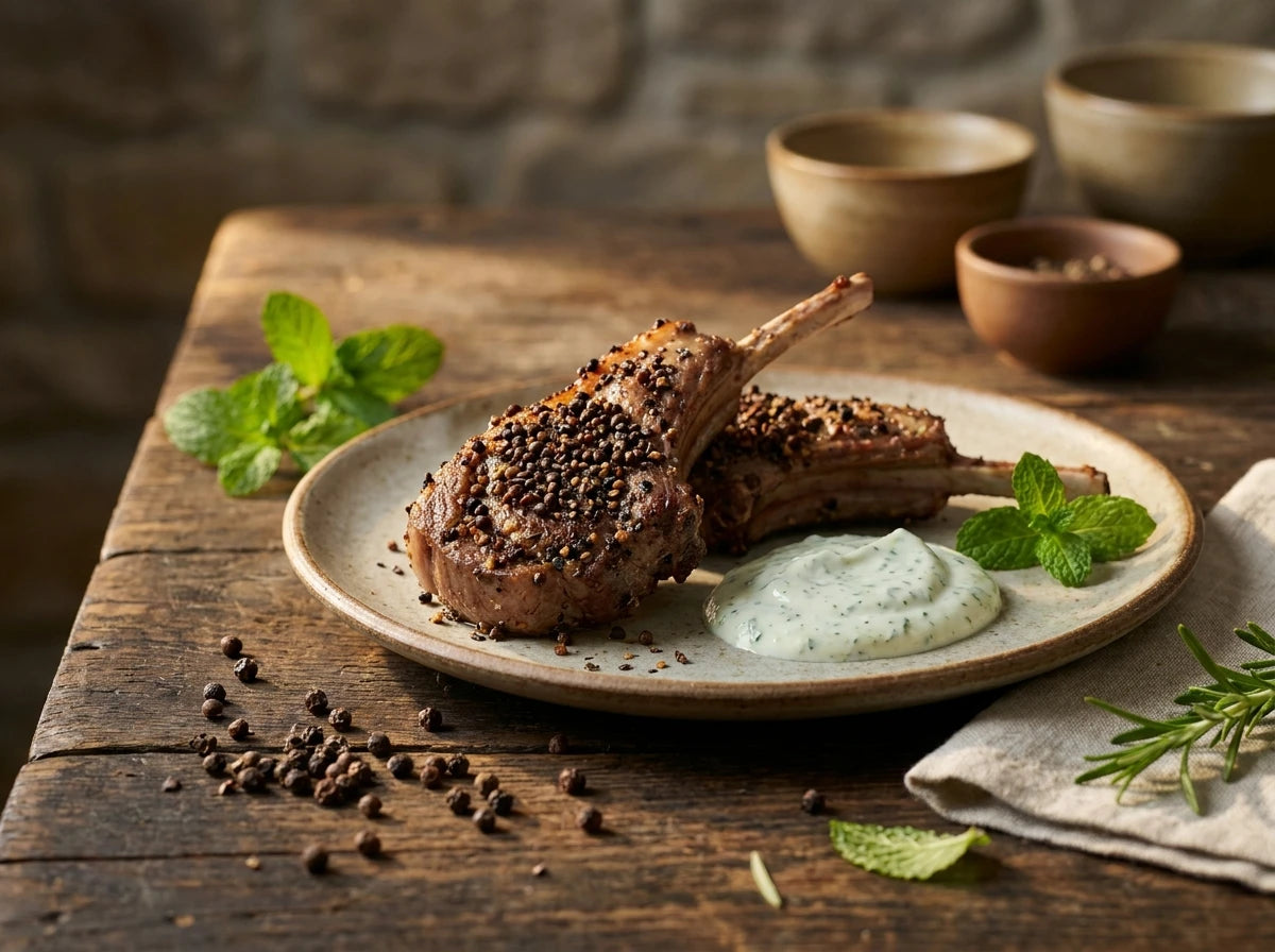 Grains of Paradise Lamb Chops