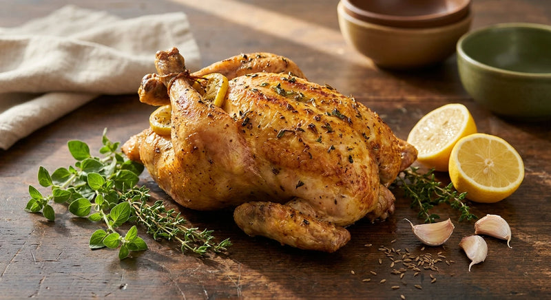Greek-Style Roasted Lemon Chicken