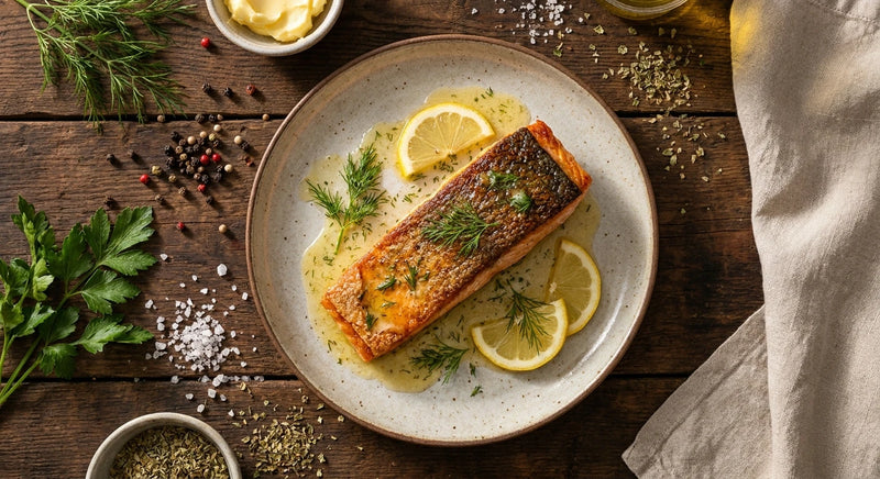 Pan-Seared Lemon Dill Salmon