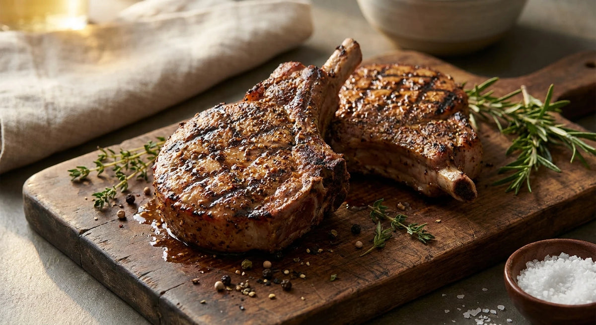 Hickory Smoked Pork Chops