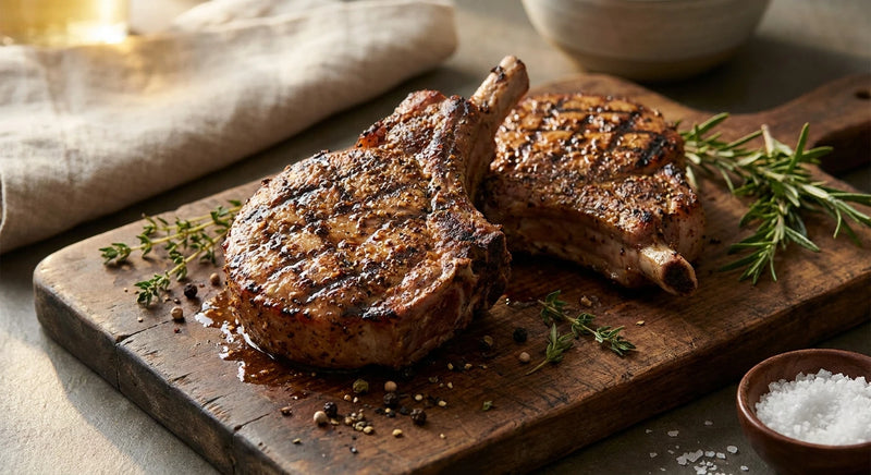 Hickory Smoked Pork Chops
