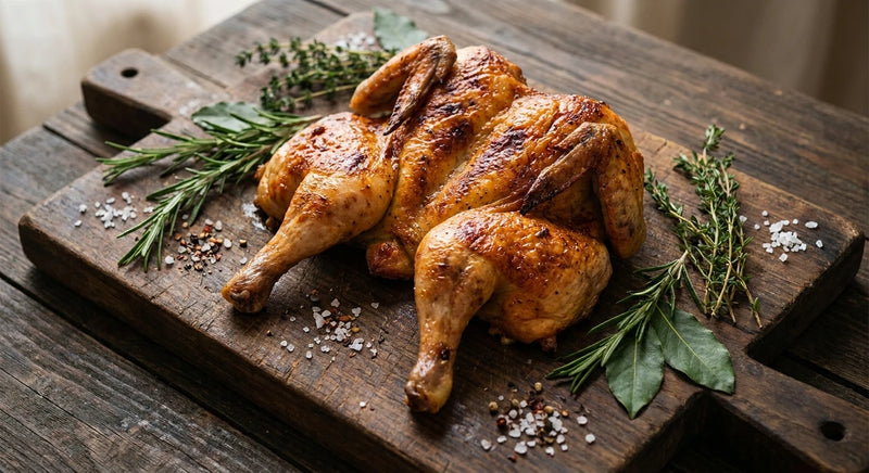 Roasted Spatchcock Chicken