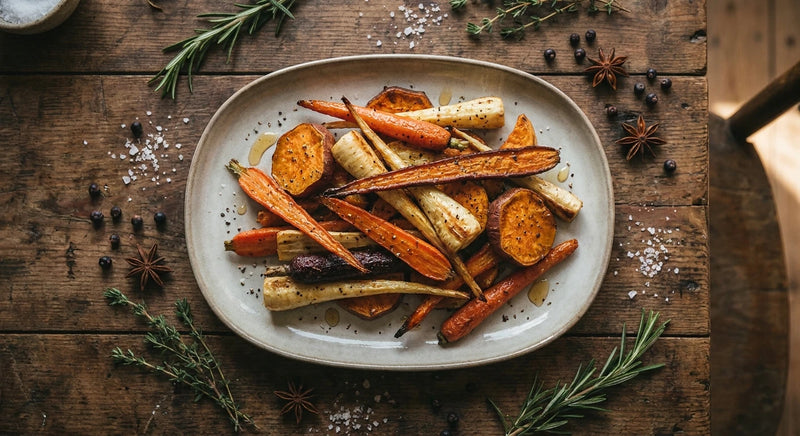 Smoked Salt and Pepper Roasted Vegetables