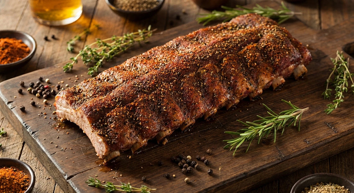 Memphis Dry-Rubbed Pork Ribs