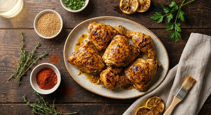 Honey Mustard Glazed Grilled Chicken