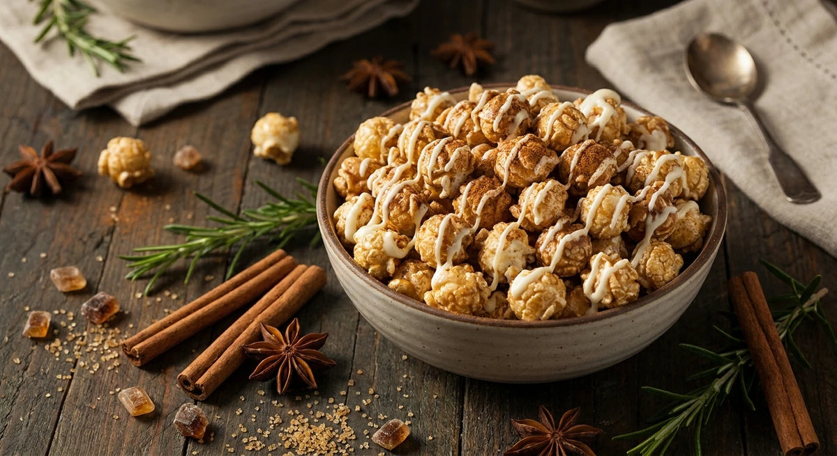 Cinnamon Roll Kettle Corn
