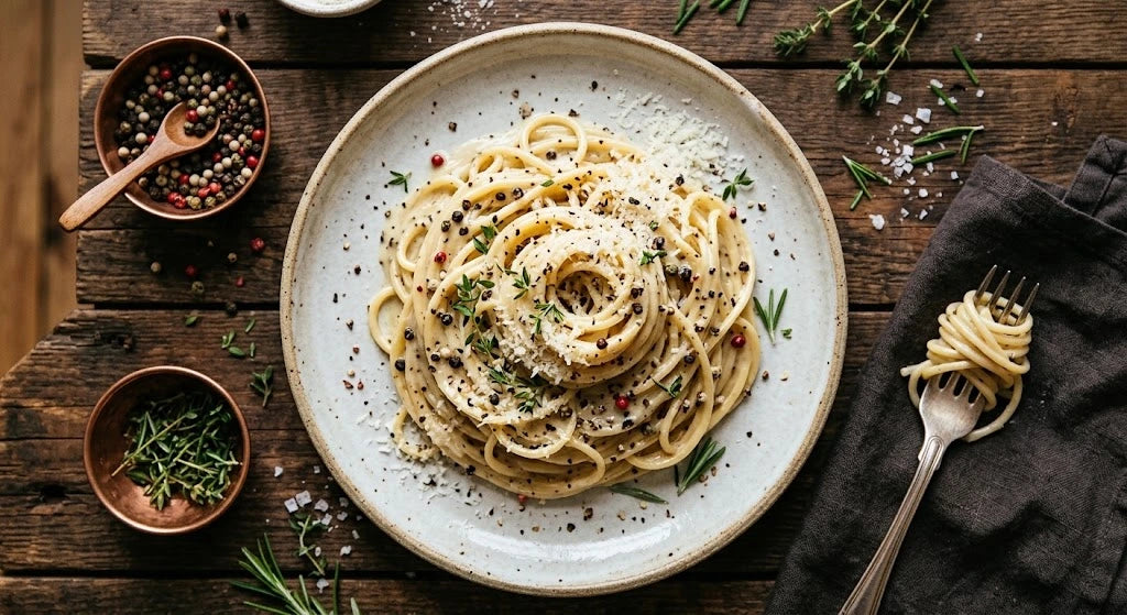 Four-Peppercorn Cacio e Pepe