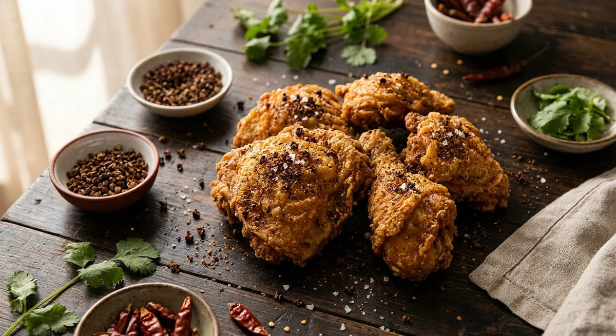 Szechuan Pepper and Salt Crispy Chicken