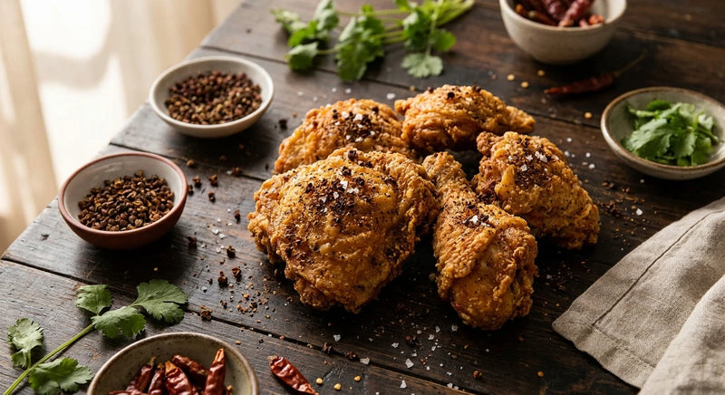 Szechuan Pepper and Salt Crispy Chicken