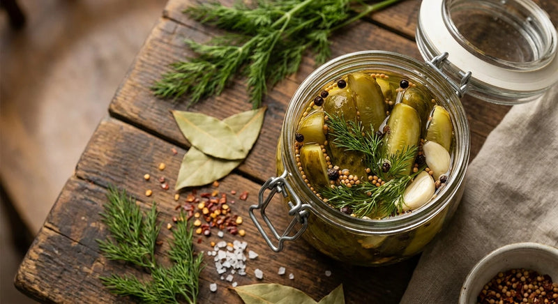 Homemade Quick Dill Pickles