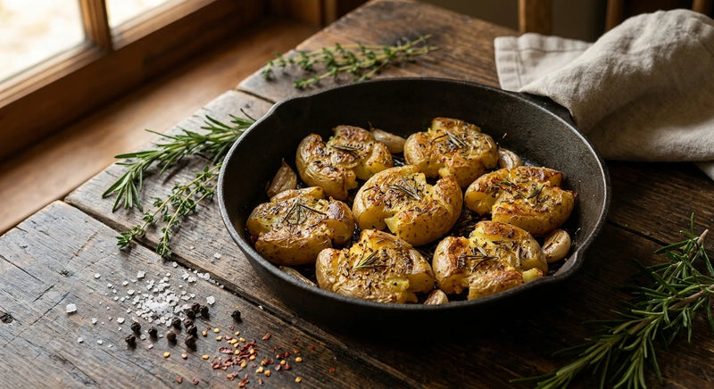 Cracked Rosemary Roasted Potatoes