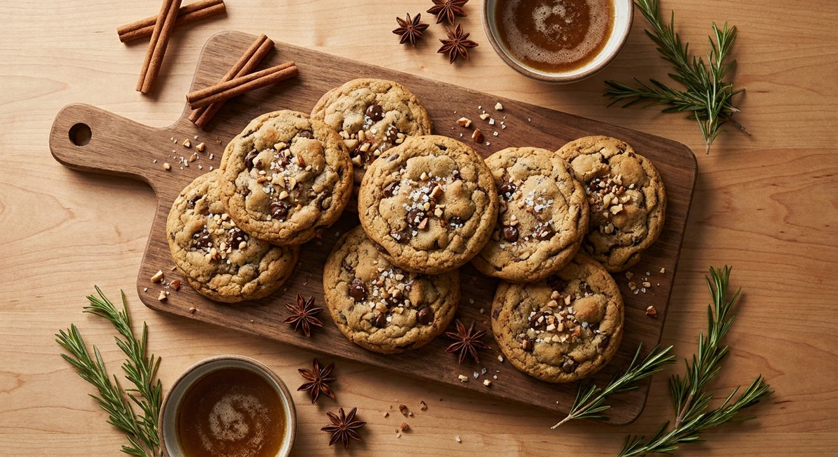 Brown Butter Chocolate Chip Cookies with Flaky Salt