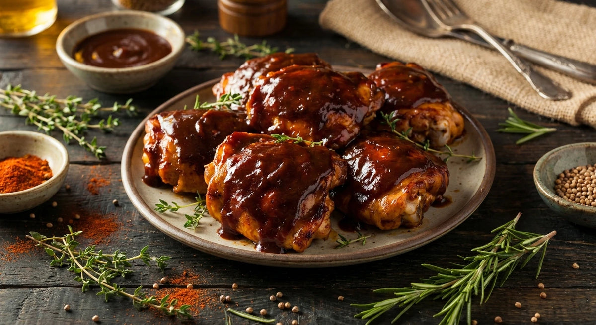 Midwestern BBQ Chicken Thighs