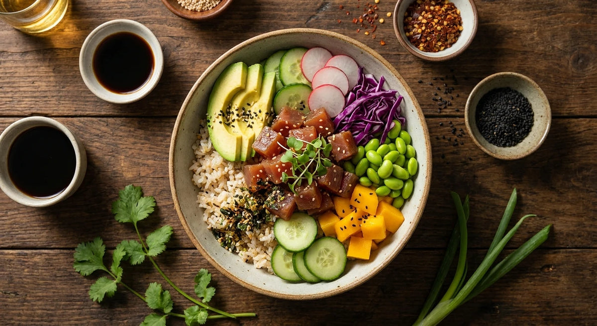 Hawaiian Red Salt Poke Bowl