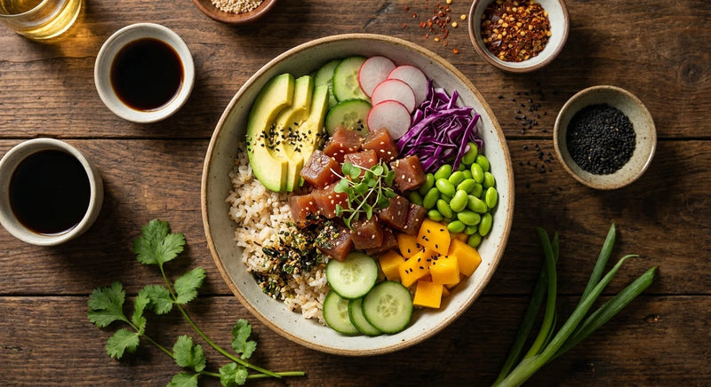 Hawaiian Red Salt Poke Bowl