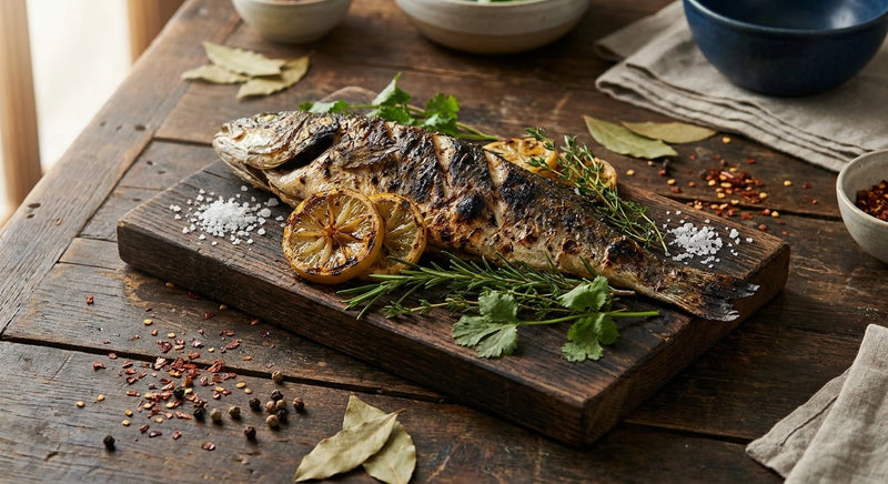 Mayan Salt-Seasoned Grilled Whole Fish