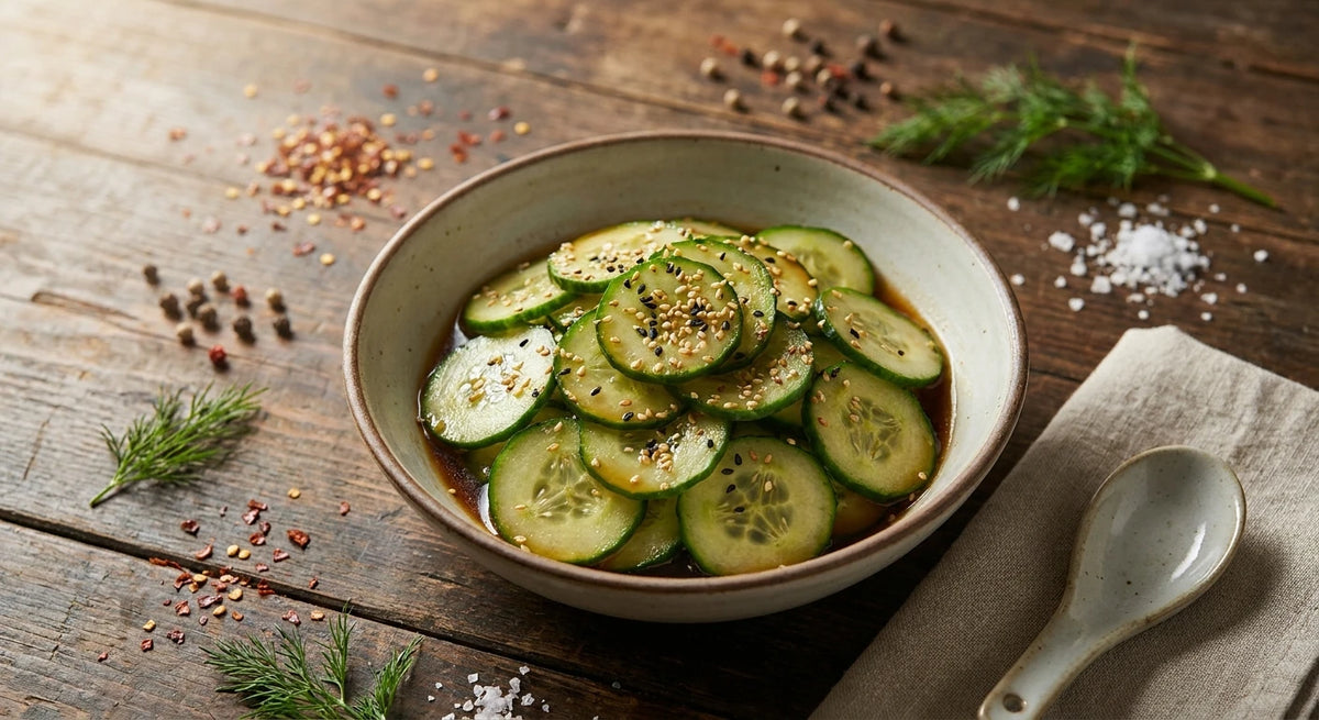 Japanese Cucumber Sesame Salad