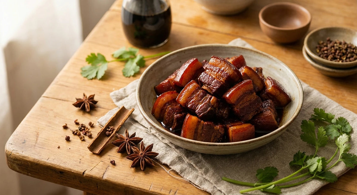 Chinese Red-Braised Pork Belly