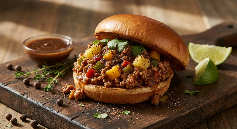 Sweet Jerk Sloppy Joes